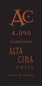 Alta Cima Carmenere (2014)
