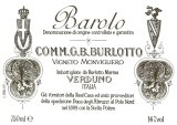 Comm. G.B. Burlotto Barolo Monvigliero DOCG (2004)