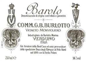 Comm. G.B. Burlotto Barolo Monvigliero DOCG (2014)