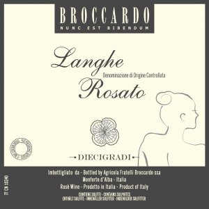 Broccardo Langhe Rosato Diecigradi DOC (2022)